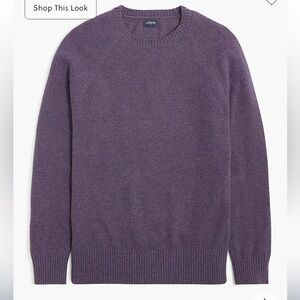 NWT J Crew Factory Men’s XL Supersoft Lambswool-blend Crewneck Sweater